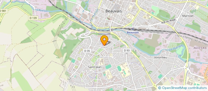 localisation de l'entreprise MONSIEUR BILAL LAACHIRI  BEAUVAIS