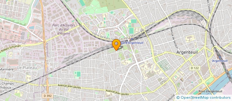 localisation de l'entreprise MONSIEUR BILAL LBOUHLALI  ARGENTEUIL