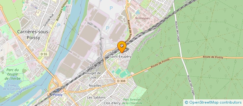 localisation de l'entreprise MONSIEUR BILAL LE COUSTUMER  POISSY