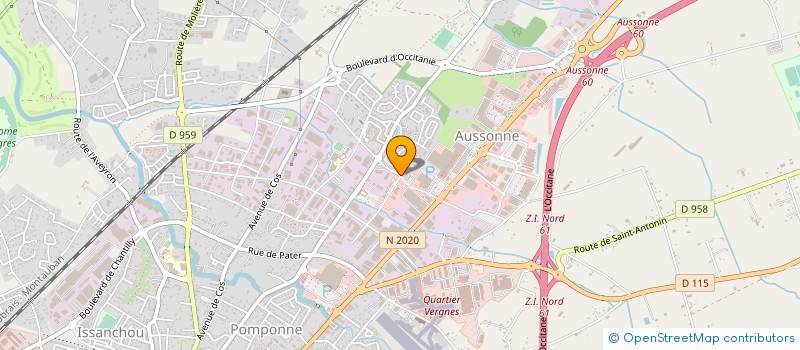 localisation de l'entreprise MONSIEUR BILAL MASSRINI  MONTAUBAN