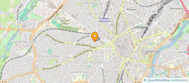 localisation de l'entreprise MONSIEUR BILAL MAZOUZ à LIMOGES