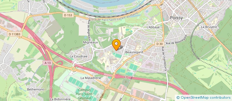 localisation de l'entreprise MONSIEUR BILAL MELLOUKI  POISSY