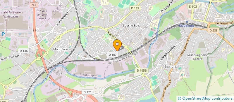 localisation de l'entreprise MONSIEUR BILAL MEZZARI  MAUBEUGE