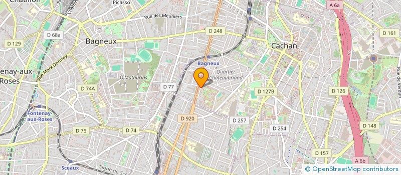 localisation de l'entreprise MONSIEUR BILAL MHOUMADI à CACHAN