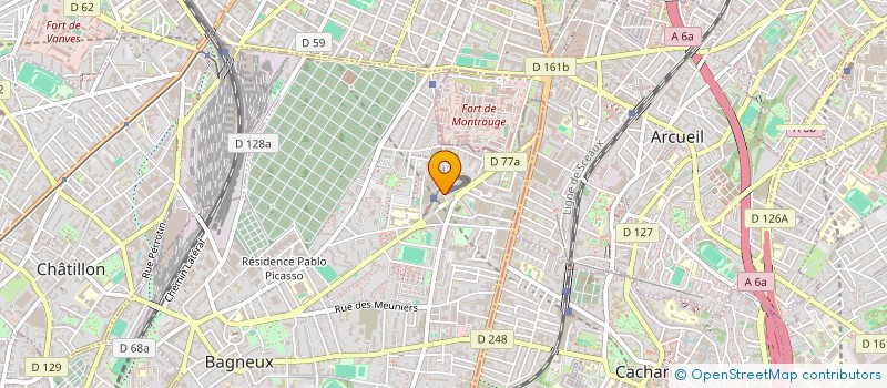 localisation de l'entreprise MONSIEUR BILAL MOKHTARI à BAGNEUX