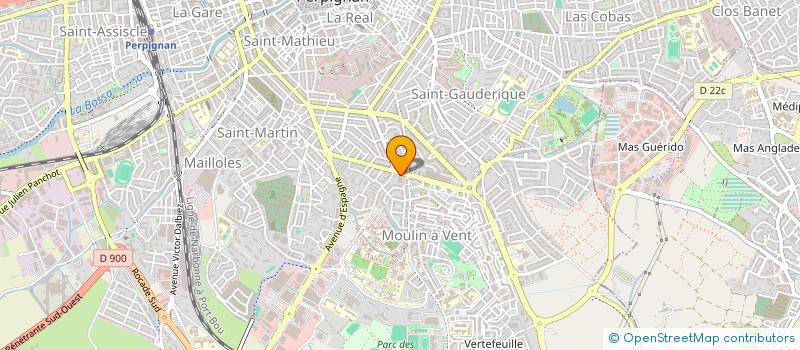 localisation de l'entreprise MONSIEUR BILAL MOKRANI  PERPIGNAN