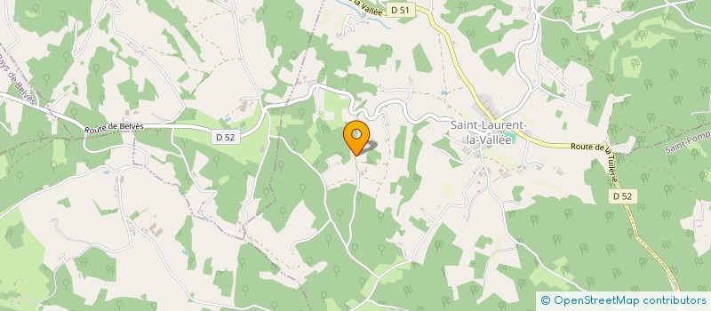 localisation de l'entreprise MONSIEUR BILAL MOLENE  SAINT-LAURENT-LA-VALLEE