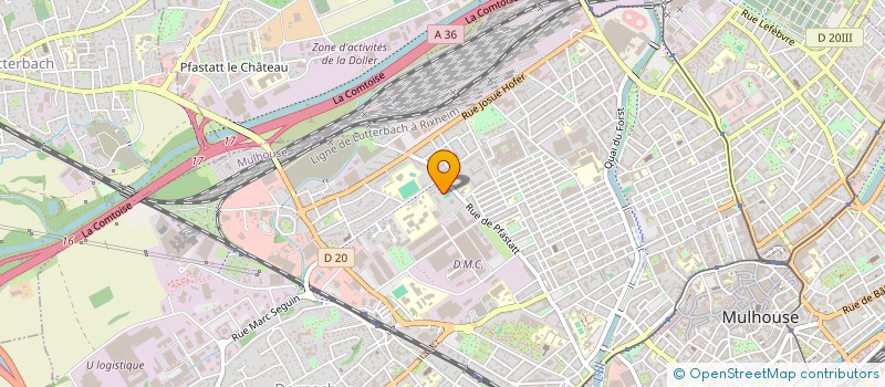 localisation de l'entreprise MONSIEUR BILAL NAKIB  MULHOUSE