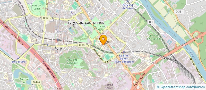 localisation de l'entreprise MONSIEUR BILAL NOUICER à EVRY-COURCOURONNES