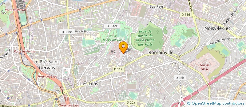 localisation de l'entreprise MONSIEUR BILAL OURZIKENE à LES LILAS