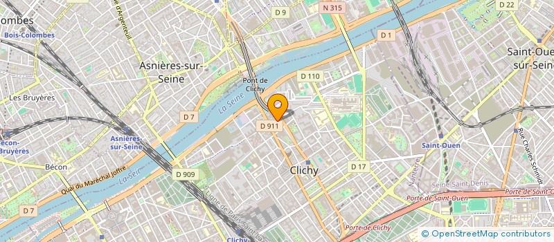 localisation de l'entreprise MONSIEUR BILAL QUENAN à CLICHY