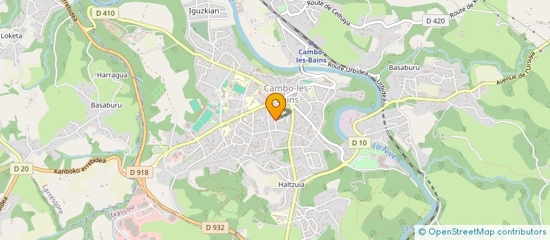 localisation de l'entreprise MONSIEUR BILAL RAMDANE  CAMBO-LES-BAINS