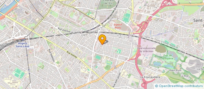 localisation de l'entreprise MONSIEUR BILAL RECHARD à ANGERS