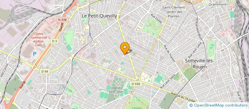 localisation de l'entreprise MONSIEUR BILAL SAFI  LE PETIT-QUEVILLY