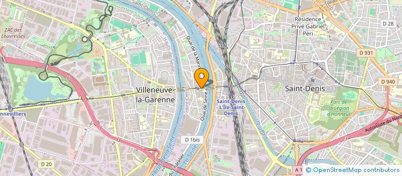 localisation de l'entreprise MONSIEUR BILAL SAID CISSE  L'ILE-SAINT-DENIS