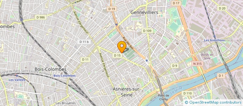localisation de l'entreprise MONSIEUR BILAL SAIDI  ASNIERES-SUR-SEINE