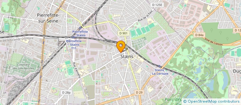 localisation de l'entreprise MONSIEUR BILAL SALEH AHMED à STAINS