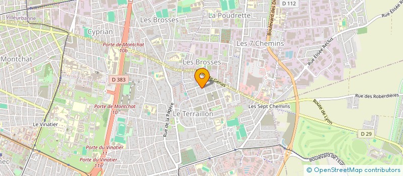 localisation de l'entreprise MONSIEUR BILAL SARIOGLU  BRON