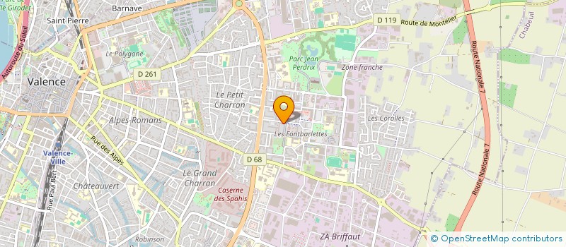 localisation de l'entreprise MONSIEUR BILAL SEBRI  VALENCE