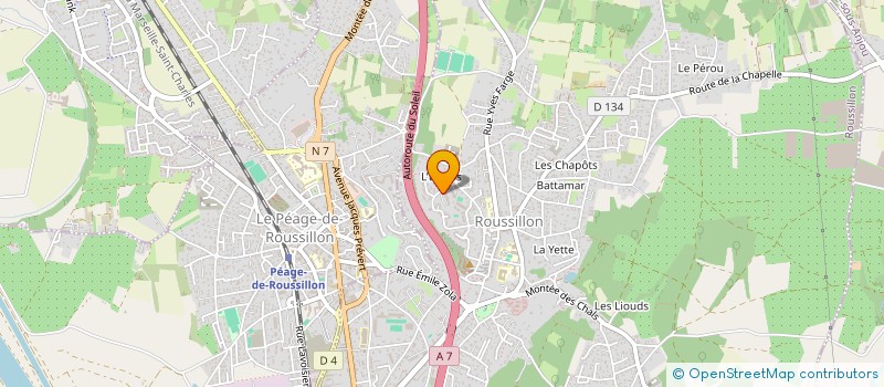 localisation de l'entreprise MONSIEUR BILAL SEKAK à ROUSSILLON