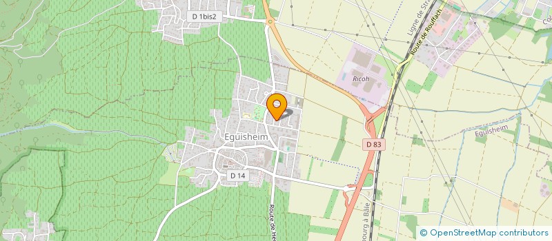 localisation de l'entreprise MONSIEUR BILAL SEN  EGUISHEIM