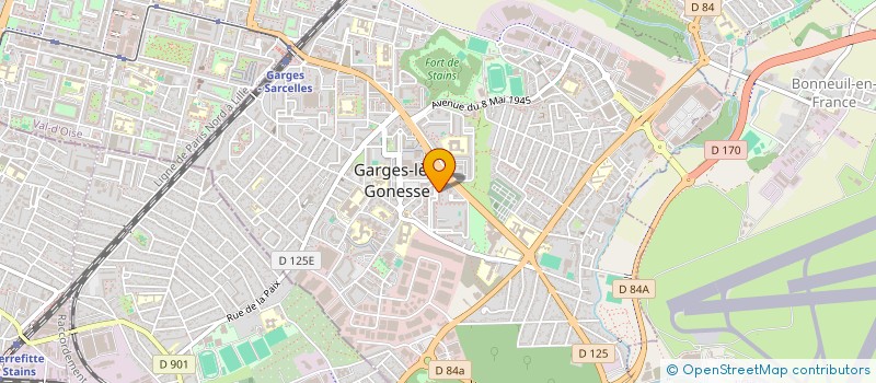 localisation de l'entreprise MONSIEUR BILAL SETTA  GARGES-LES-GONESSE