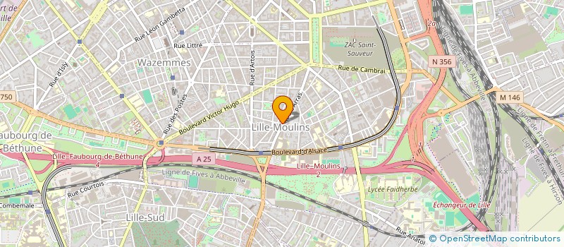 localisation de l'entreprise MONSIEUR BILAL TAHA  LILLE