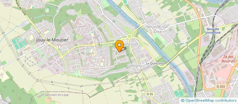 localisation de l'entreprise MONSIEUR BILAL TALHI  JOUY-LE-MOUTIER