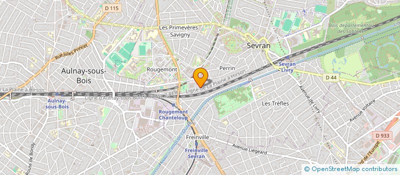 localisation de l'entreprise MONSIEUR BILAL TBAHRITI  SEVRAN