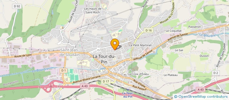 localisation de l'entreprise MONSIEUR BILAL TCHANGODEI  LA TOUR-DU-PIN