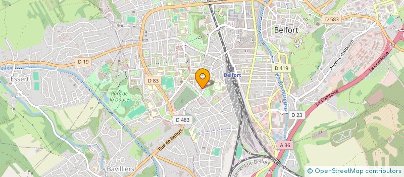 localisation de l'entreprise MONSIEUR BILAL TOPALOGLU à BELFORT