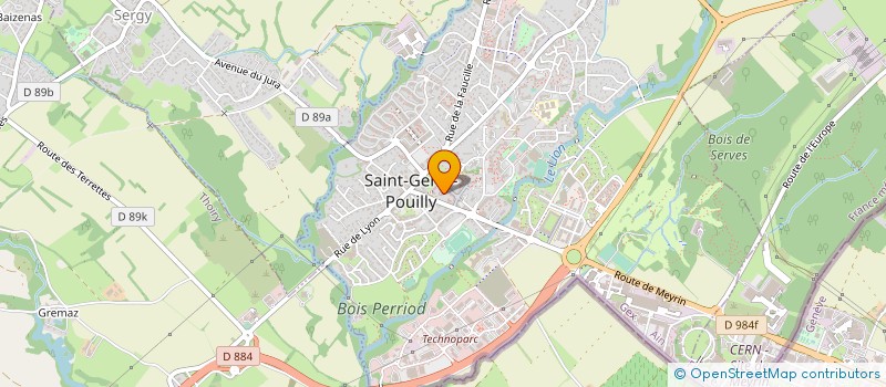 localisation de l'entreprise MONSIEUR BILAL TORABI à SAINT-GENIS-POUILLY