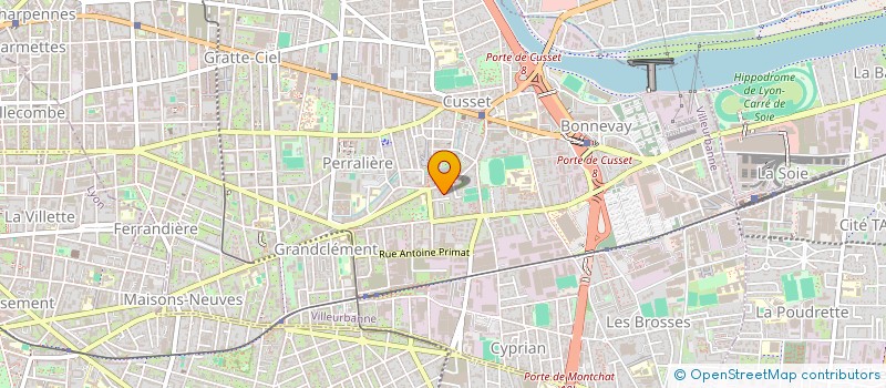 localisation de l'entreprise MONSIEUR BILAL TOUAZI  VILLEURBANNE