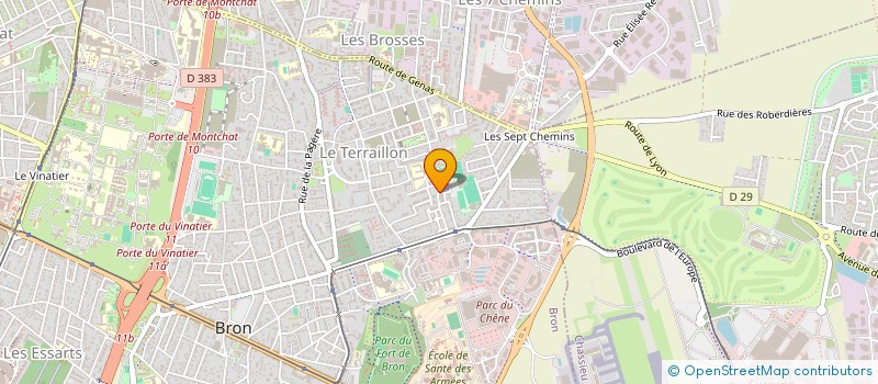 localisation de l'entreprise MONSIEUR BILAL TOUCHENE  BRON