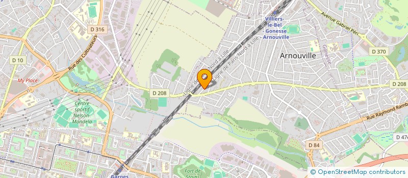 localisation de l'entreprise MONSIEUR BILAL TOUFIQ  ARNOUVILLE