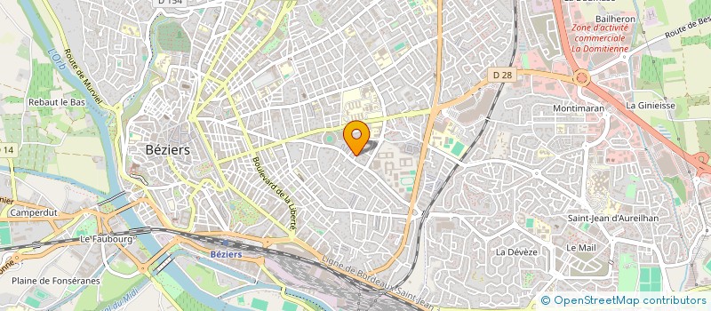 localisation de l'entreprise MONSIEUR BILAL YAZIDI  BEZIERS