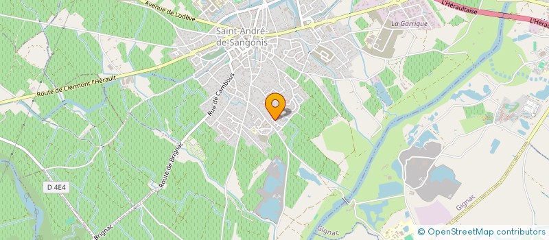 localisation de l'entreprise MONSIEUR BILAL YOUSFI  SAINT-ANDRE-DE-SANGONIS