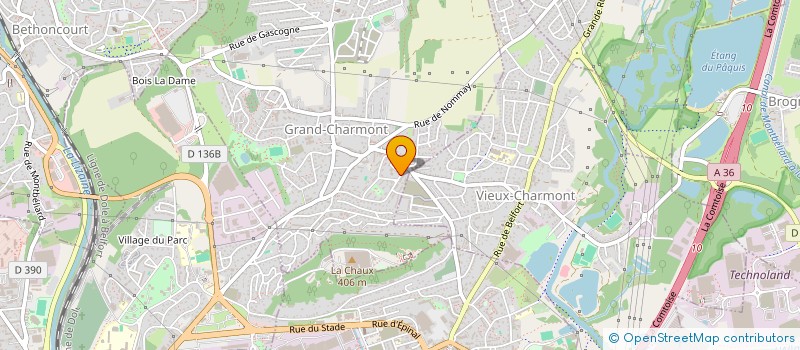 localisation de l'entreprise MONSIEUR BILAL ZEKKARA  GRAND-CHARMONT