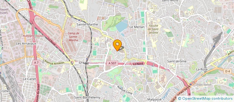 localisation de l'entreprise MONSIEUR BILALE HNINE  MARSEILLE