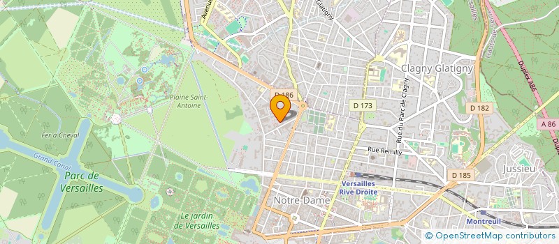 localisation de l'entreprise MONSIEUR BILALLE ASSAFI à VERSAILLES