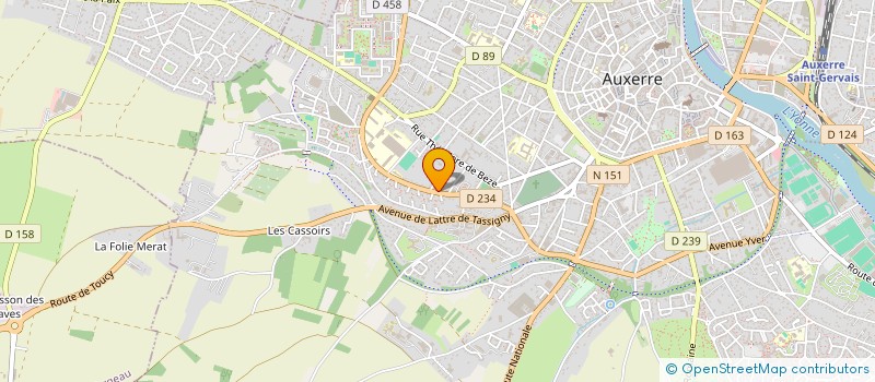 localisation de l'entreprise MONSIEUR BILALY CISSE à AUXERRE