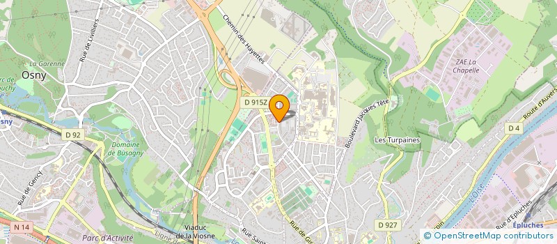 localisation de l'entreprise MONSIEUR BILALY CISSOKHO  PONTOISE