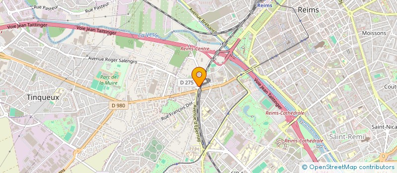 localisation de l'entreprise MONSIEUR BILALY SARAMBOUNOU  REIMS