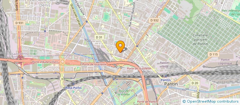 localisation de l'entreprise MONSIEUR BILEL ABDELHAMID  AUBERVILLIERS