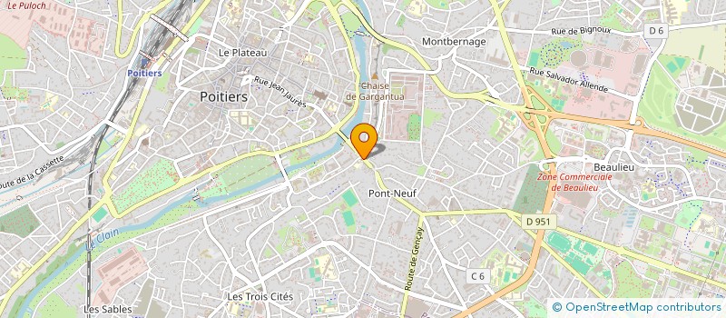 localisation de l'entreprise MONSIEUR BILEL ABDERRAHMAN  POITIERS