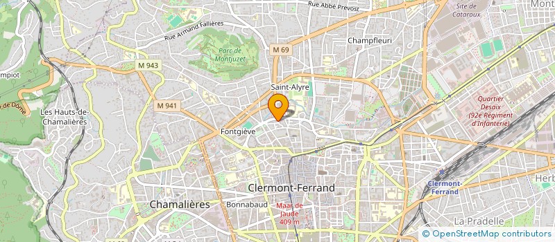 localisation de l'entreprise MONSIEUR BILEL AICHAWI  CLERMONT-FERRAND