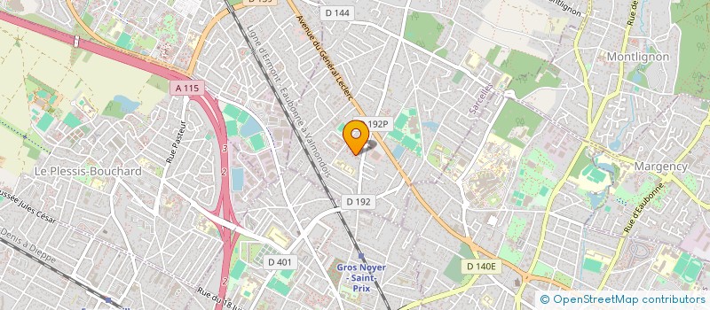 localisation de l'entreprise MONSIEUR BILEL AISSIOUI à SAINT-PRIX