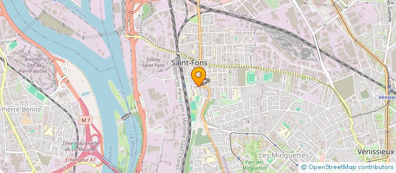 localisation de l'entreprise MONSIEUR BILEL ALILECH  SAINT-FONS