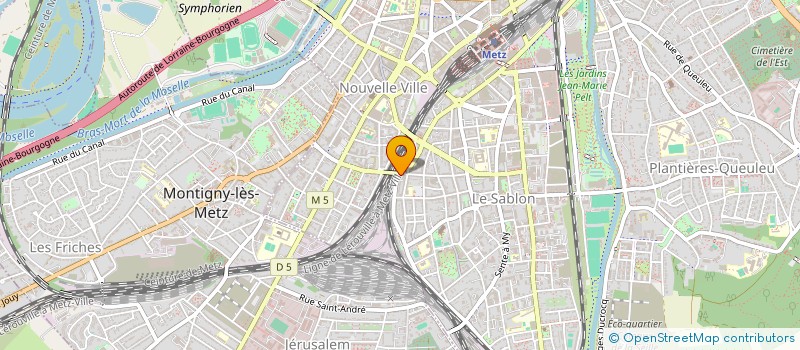 localisation de l'entreprise MONSIEUR BILEL AMDOUNI  METZ