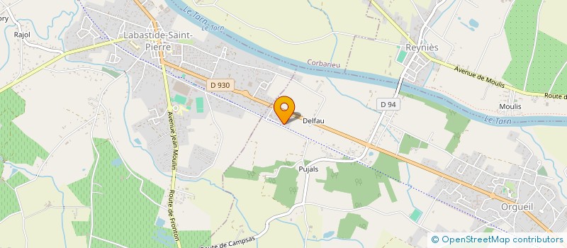 localisation de l'entreprise MONSIEUR BILEL AZARYOUH  ORGUEIL